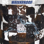 Personalise Cow Print Laundry Basket Oxford Cloth Animal Cowhide Laundry Hamper - Image 4