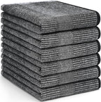 Homaxy Premium Kitchen Towels, Large Cotton Kitchen Hand Towels, Flat and Terry - Image 8