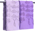 2 Pcs Lavender Hand Towels for Bathroom Purple Lavender Bathroom Hand Towel by Fanfanwin