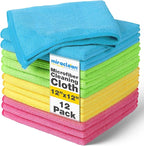 Microfiber Cleaning Cloth 12 Pack by MIRACLEAN