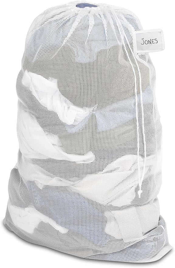 Whitmor Mesh Laundry Bag with ID Tag - Image 2