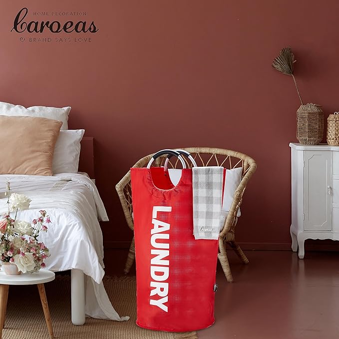 Caroeas 90L Laundry Basket, Waterproof Laundry Hamper, Laundry Bag - Image 3