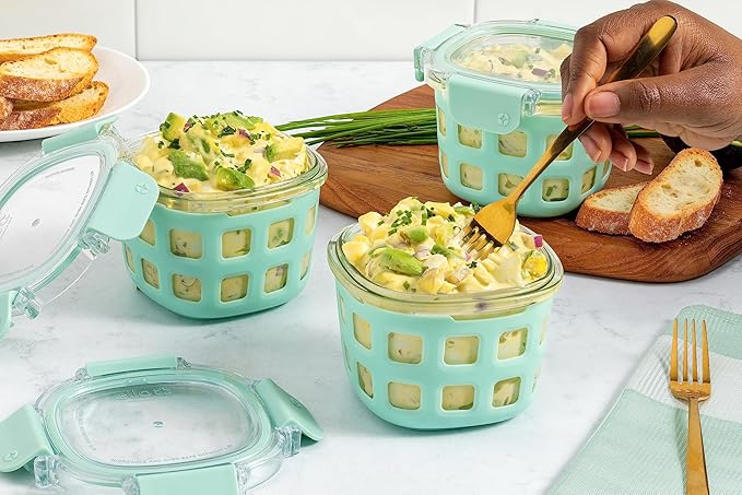 Ello DuraGlass Rounds Glass Food Storage Containers - Image 7