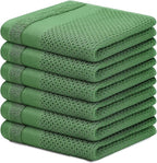 Homaxy 100% Cotton Dish Cloths, 6 Pack by Homaxy