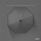 Best Choice Products 10ft Solar Polyester LED Lighted Patio Umbrella w/Tilt Adjustment and UV-Resistant Fabric - Image 4