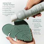 EcoTools Makeup Brush Cleansing Pad + Deep Clean Shampoo Bundle, Brush Cleaner - Image 3