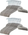 Amazon Basics Non-Slip Shirt Clothes Hangers Velvet, Space-Saving Slim by AmazonBasics
