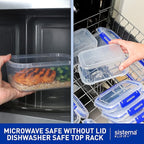 Sistema KLIP IT PLUS Food Storage Containers | 7.5 L Rectangle | Stackable & - Image 5