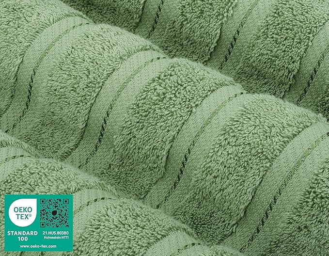 American Soft Linen 35x70 Jumbo Large Bath Towel, 600 GSM 100% Cotton Turkish - Image 2