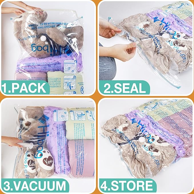 XXL Jumbo 47''X35'' Vacuum Storage Space Saver Bags Extra Large - Image 4