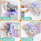 XXL Jumbo 47''X35'' Vacuum Storage Space Saver Bags Extra Large - Image 4