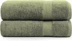 LANE LINEN 100% Ring Spun Cotton Luxury Bath Sheet 2 Pcs by LaneLinen