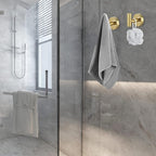 16pcs Gold BathTowel Hooks Robe Coat Bathroom Wall Hook Stainless Steel Heavy - Image 4