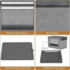 Trash Bag Holder Dispenser 2 Pack, Oxford Cloth Garbage Bag Storage Organizer - Image 6