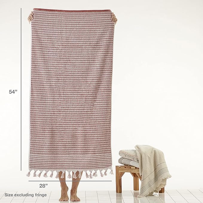 SKL Home Longborough 100% Turkish Cotton Premium Bath Towel, 640 GSM, Soft & - Image 2
