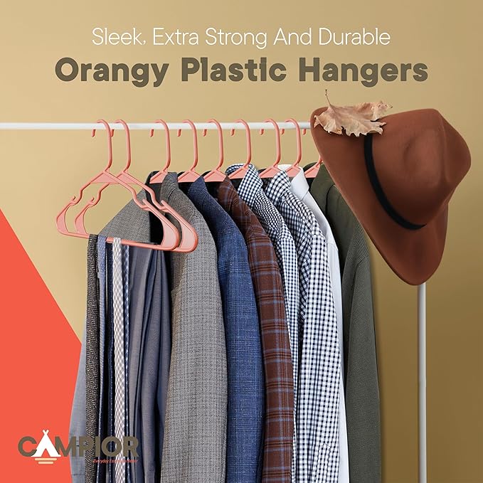 Plastic Clothes Hangers – Heavy Duty Hanger Set, - Image 9