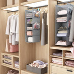 MAX Houser 5 Shelf Hanging Closet Organizer, Space Saver, Closet Hanging Shelves - Image 7