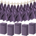 Newwiee 100 Pcs Washcloths Bulk Quick Drying Bathroom Wash Clothes 12 x 12 Inch by Newwiee