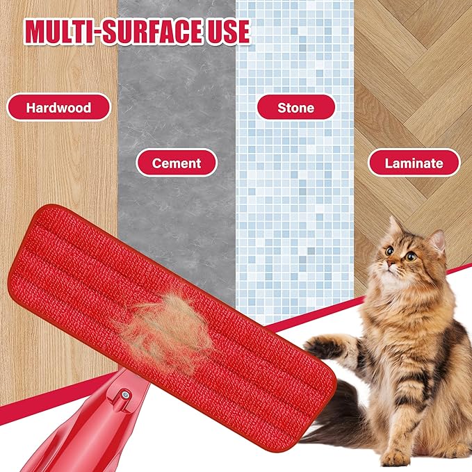 Spray Wet Mops for Hardwood Floor Cleaning: EXEGO Microfiber Dry Dust - Image 7