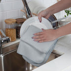 POLYTE Premium Microfiber Kitchen Dish Hand Towel Waffle Weave 12 Pack - Image 3