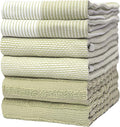 Premium Kitchen Towels | Large Cotton Dish Towels | Flat & Terry Highly by BumbleTowels