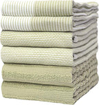 Premium Kitchen Towels | Large Cotton Dish Towels | Flat & Terry Highly by BumbleTowels