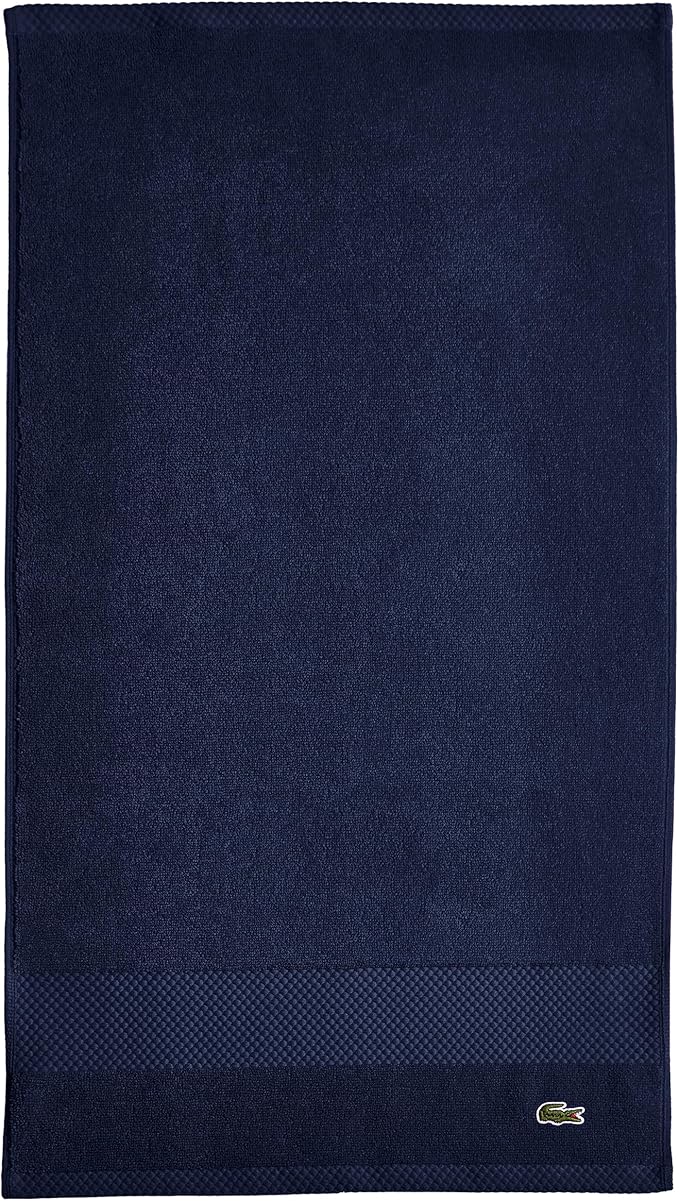 Lacoste Heritage 100% Supima Cotton Hand Towel, Premium Super Soft Bath Towel by LACOSTE