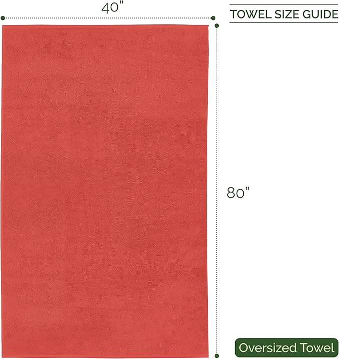 Elegant Comfort Three Line Popcorn Extra Large Luxury Bath Towel - Image 4