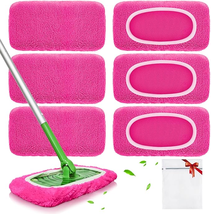 Reusable Mop Pads fit Swiffer Sweeper Mop by LOVECO