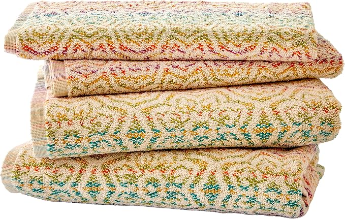 SKL Home Rhapsody 2 Bath, 2 Hand Towel Set by SKLHomebySaturdayKnightLtd