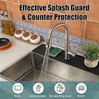 Customizable Kitchen Sink Faucet Mat: 30"Lx5.5"W Bathroom Counter Protector - Image 8