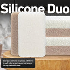 Casanero 6-Pack Silicone Scrubbing Sponges, Heavy-Duty, Non-Scratch | Reusable - Image 2
