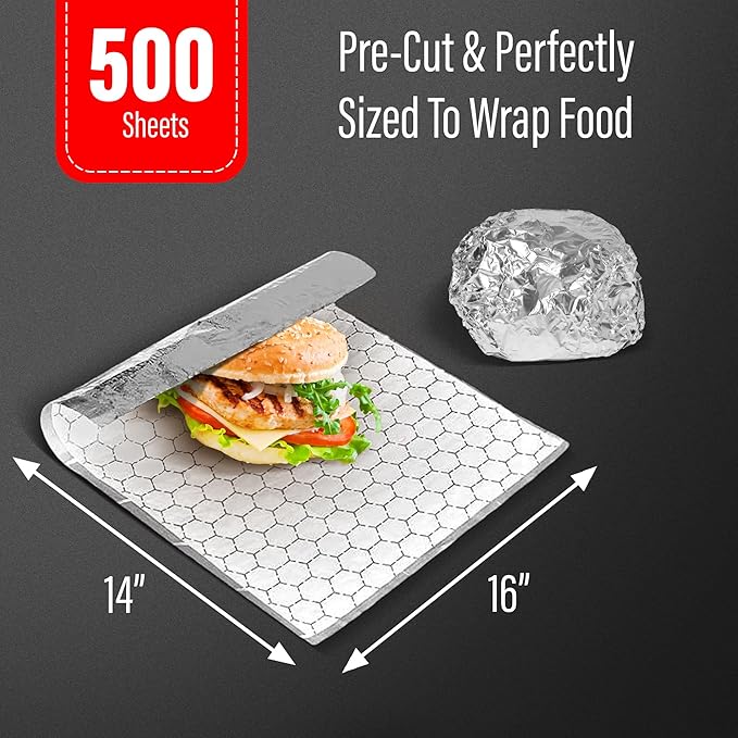 Insulation Sandwich Wrapping Paper Aluminum Foil Sheets - Image 2