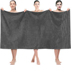 American Soft Linen 35x70 Jumbo Large Bath Towel, 600 GSM 100% Cotton Turkish by AmericanSoftLinen