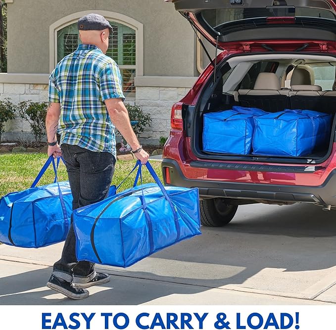 Creative Green Life Extra Large Moving Bags and Clothing Storage Bins - Image 4