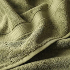 Superior Solid Egyptian Cotton Towel Set, Washcloths 13” x 13”, Hand Towels 20” - Image 4