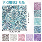 Sinmoe 20 Pcs Microfiber Cleaning Cloth Cute Paisley Waves Design Microfiber - Image 3