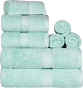 SUPERIOR Egyptian Cotton Pile 8 Piece Towel Set, Includes 2 Bath, 2 Hand by SUPERIOR