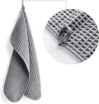 POLYTE 430 GSM Microfiber Lint Free Washcloth Face Towel, 13 x 13 in, 4 Pack - Image 2