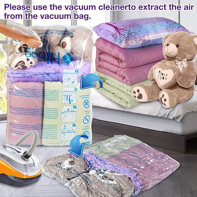 XXL Jumbo 47''X35'' Vacuum Storage Space Saver Bags Extra Large - Image 5