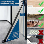 Door Security Bar, Rerishom Door Stoppers Security bar, Heavy Duty Door Lock - Image 9