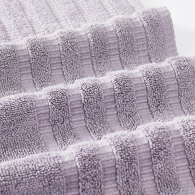 Modern Threads Oxford 6-Piece 100% Cotton Towel Set – Yarn Dyed Jacquard & - Image 3