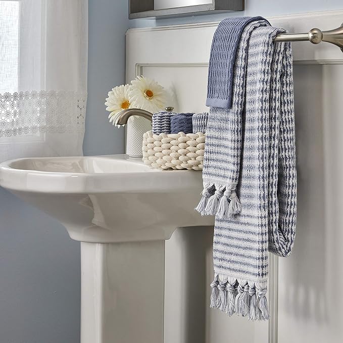 SKL Home Longborough 100% Turkish Cotton Premium 2-Piece Hand Towel Set - Image 3