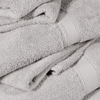 SUPERIOR Solid Egyptian Cotton Towel Set, Washcloths 13” x 13”, Hand Towels 20” - Image 8