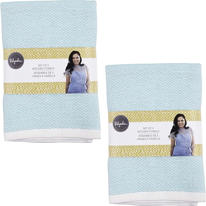 KAF Home Ayesha Curry Mixed Utility Kitchen Towel Set, Mixed Terry Kitchen - Image 5