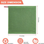 BOOMIBOO 6-Pack Kitchen Dish Cloths, 100% Cotton Waffle Weave, Ultra Soft - Image 2