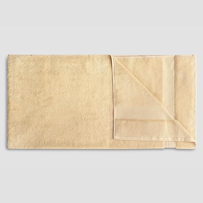 Fabdreams 100% Organic Cotton Bath Sheet Set of 2 700 GSM Oversized Towels - Image 3