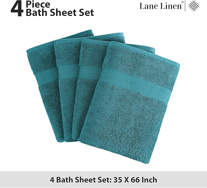 LANE LINEN 100% Luxury Cotton Bath Sheets - Image 5