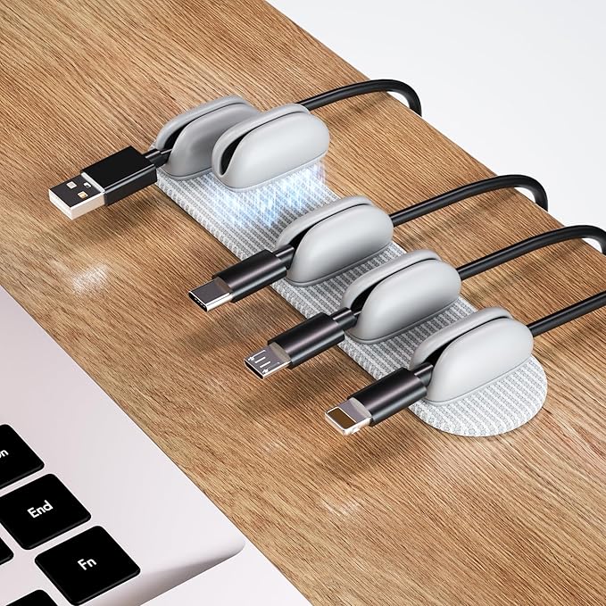 5-Pack Magnetic Cable Clips Cord Organizer by puretor