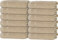 Tens Towels Pack of 12 Washcloths, 12 x 12 Inches, Lighter Weight, Quick to Dry by TensTowels
